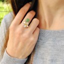 Dame ring blomst D1320 3