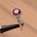 Dame ring blomst D1478 2
