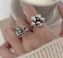 Dame ring blomst D981 1
