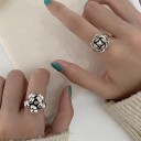 Dame ring blomst D981 2