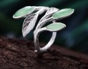 Dame ring med blade 2