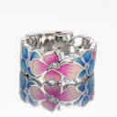 Dame ring med blomst D1207 1