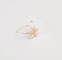 Dame ring med blomst D1756 1