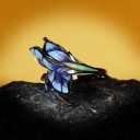 Dame ring med blomst D2128 3