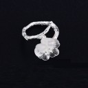 Dame ring med blomst D2276 4