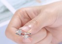 Dame ring med blomster D1165 2