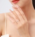 Dame ring med blomster D2301 1