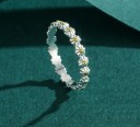 Dame ring med blomster D2301 3