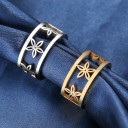 Dame ring med blomster D2942 3
