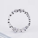 Dame ring med blomster D2986 2