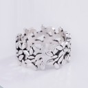 Dame ring med blomster D2986 4