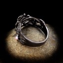 Dame ring med blomster 4