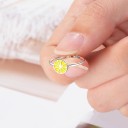 Dame ring med citron 2