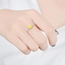 Dame ring med citron 4