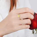 Dame ring med citron 6
