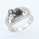 Dame ring med edderkop D2369 1