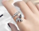 Dame ring med elefant D2999 3