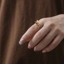 Dame ring med en bi D1519 4