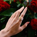 Dame ring med en bi D2045 3