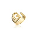 Dame ring med et alfabetbogstav D2399 11
