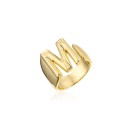 Dame ring med et alfabetbogstav D2399 17