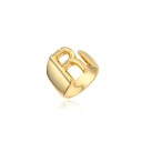 Dame ring med et alfabetbogstav D2399 22