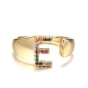 Dame ring med et alfabetbogstav D2441 11
