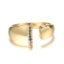 Dame ring med et alfabetbogstav D2441 15
