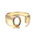 Dame ring med et alfabetbogstav D2441 21