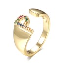 Dame ring med et alfabetbogstav D2441 22
