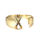 Dame ring med et alfabetbogstav D2441 30