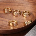 Dame ring med et alfabetbogstav D2441 2