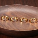 Dame ring med et alfabetbogstav D2441 5