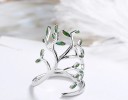 Dame ring med et træ D1342 2