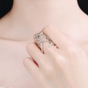 Dame ring med et træ D1342 3