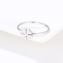 Dame ring med firkløver D2445 6