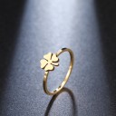 Dame ring med firkløver D2445 1