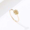 Dame ring med firkløver D2445 3