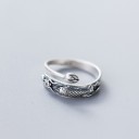 Dame ring med fisk D2382 1