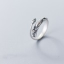 Dame ring med fisk D2382 2