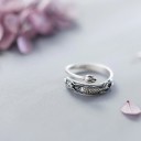 Dame ring med fisk D2382 4