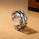 Dame ring med fisk D2976 2