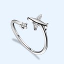 Dame ring med fly D1657 1
