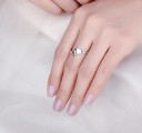 Dame ring med fly D1738 4