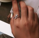 Dame ring med fly D2802 3