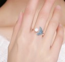 Dame ring med havfruehale D1563 3