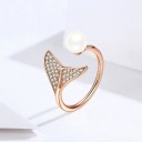 Dame ring med havfruehale D1563 4