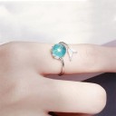 Dame ring med havfruehale D2965 3