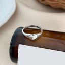Dame ring med hjerte 9
