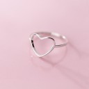 Dame ring med hjerte D1075 2